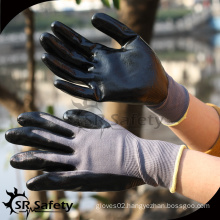 SRSAFETY 13g Ultra cool and comfort foam nitrile coated gloves safety gloves,china supplier